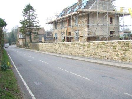 View of house being developed